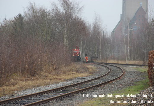 Bf Oldesloe letzte Weiche Richtung Blumendorf für 261-049 Bild-2 13-Dez-2016